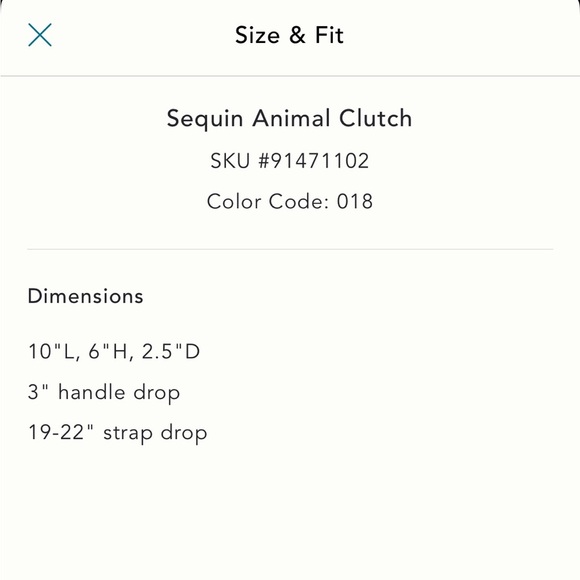 New Anthropologie sequin beaded animal clutch crossbody bag black white zebra - Picture 5 of 17